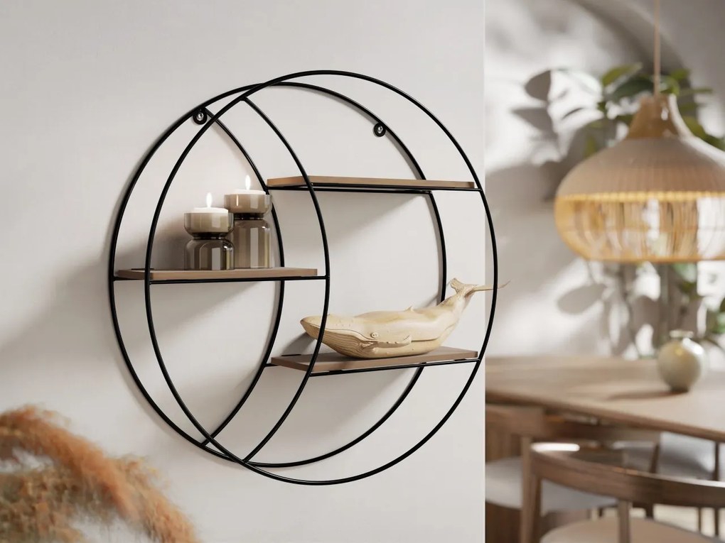 Półka ścienna metalowa Lichkin