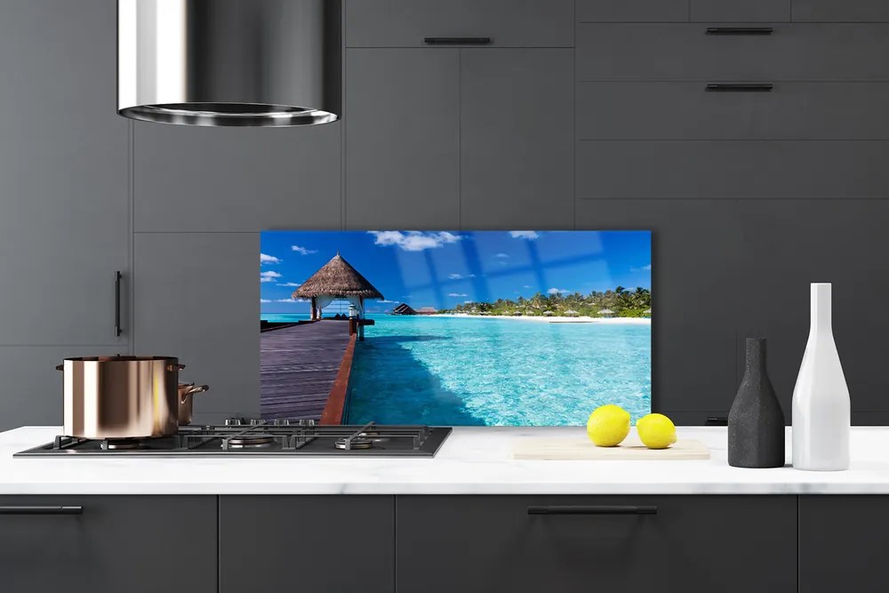 Panel Szklany Monumentalny Most nad Zatoką