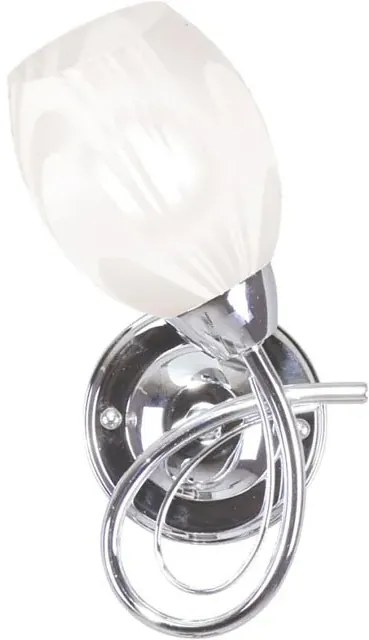 Klasyczny kinkiet ze zdobionym kloszem - S977 N8-B99