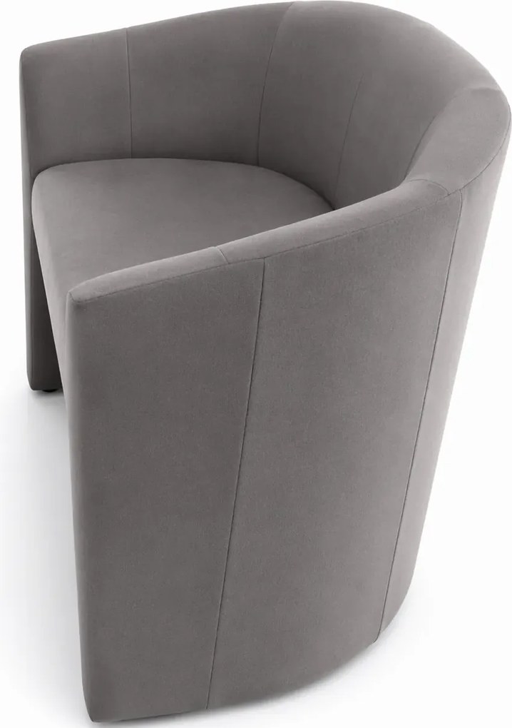 Grafitowa dwuosobowa sofa kubełkowa P3-C90