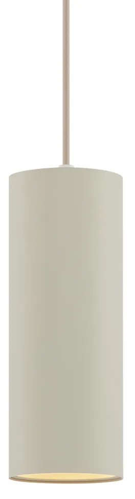 Nowoczesna lampa wisząca beżowa GU10 50 mm okrągła - Tubo