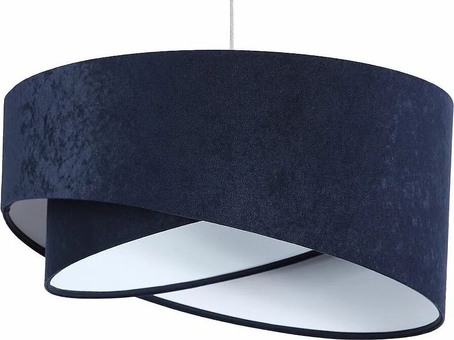 Lampa wisząca GEMSTONE błękitna/srebrna