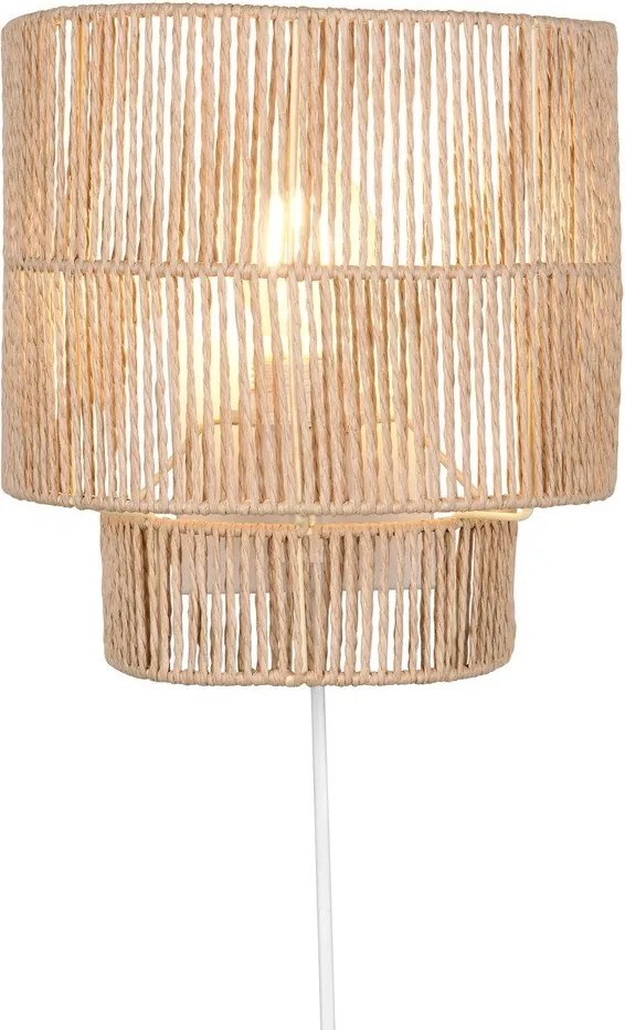 Kinkiet na USB w naturalnym kolorze Satna – Reality