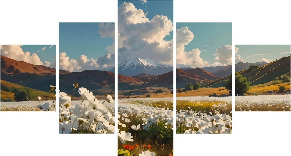Obraz - Spokojny krajobraz (125x70 cm)