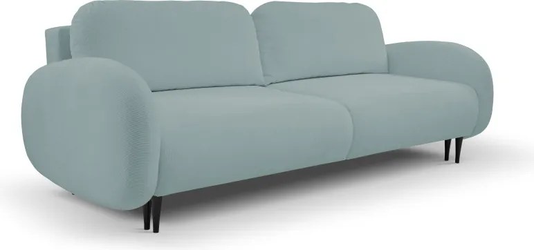 Sofa SOFT z funkcja spania i pojemnikiem TURKUSOWY RUN AGAIN 72