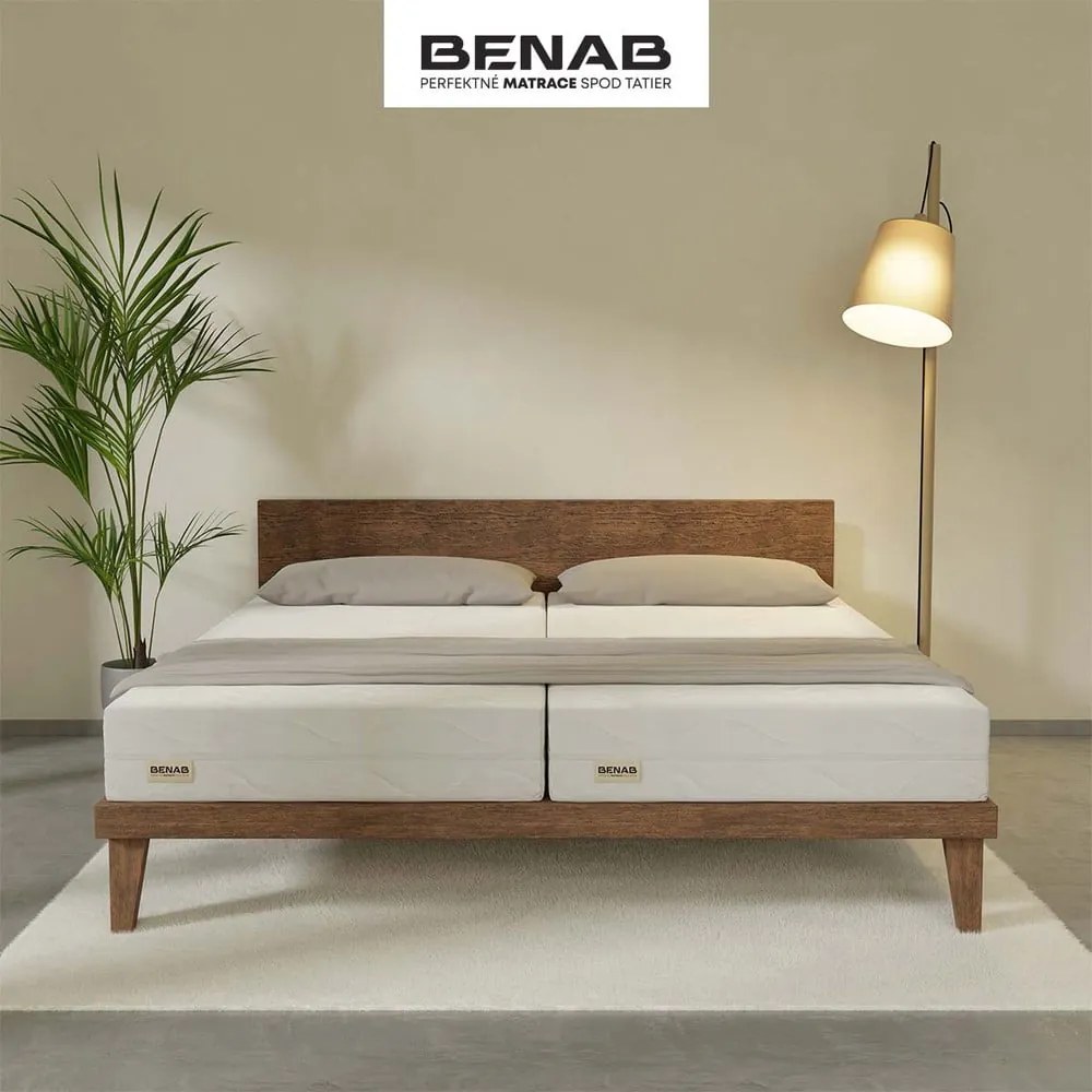 Twardy/średnio twardy dwustronny materac sprężynowy 90x200 cm BonFlex PLUS – BENAB