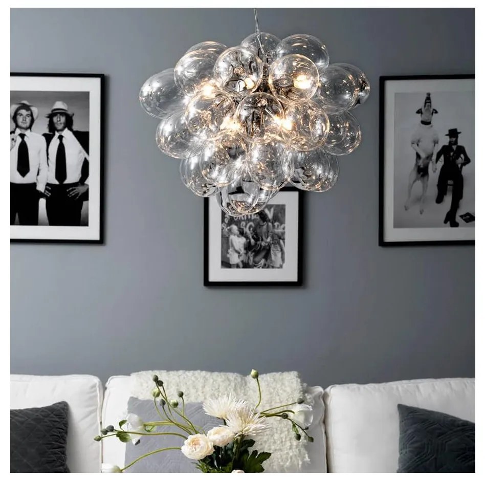 ByRydens 4200440-7002 - Żyrandol na lince GROSS 8xG9/4W/230V przezroczysty