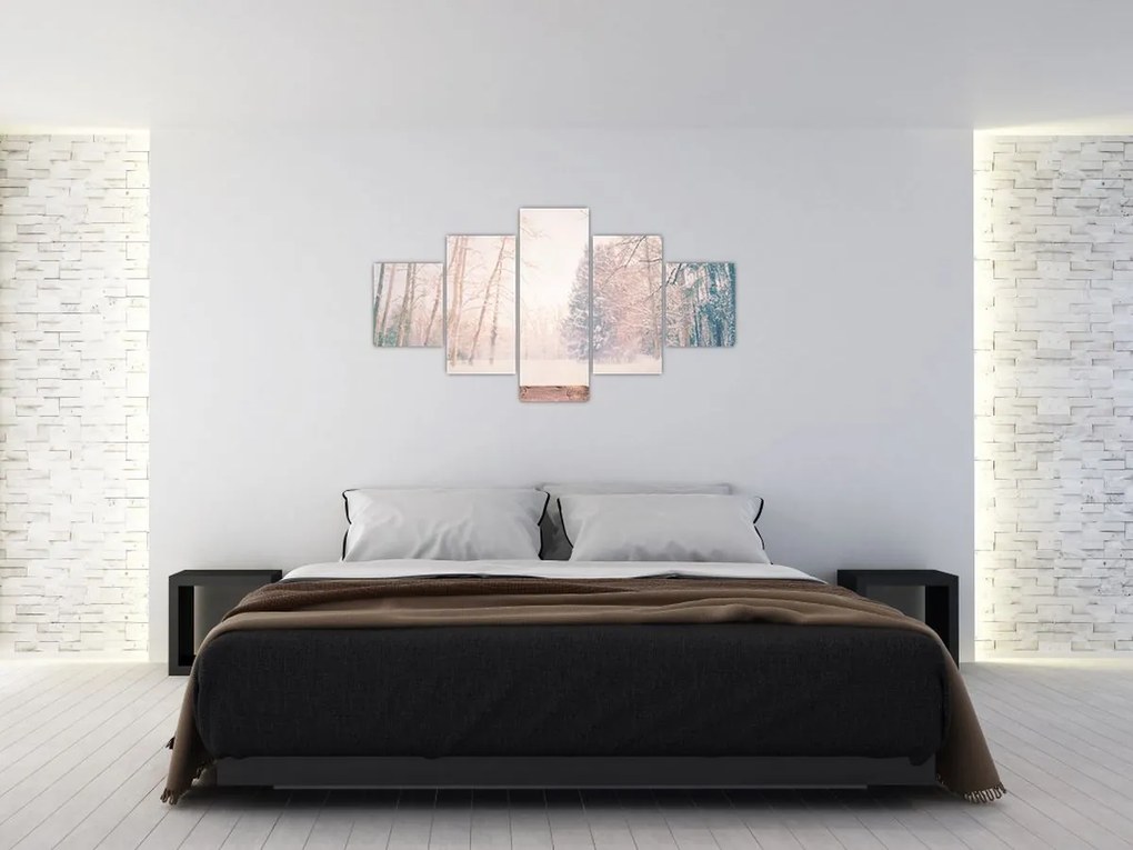 Obraz - Widok na las (125x70 cm)
