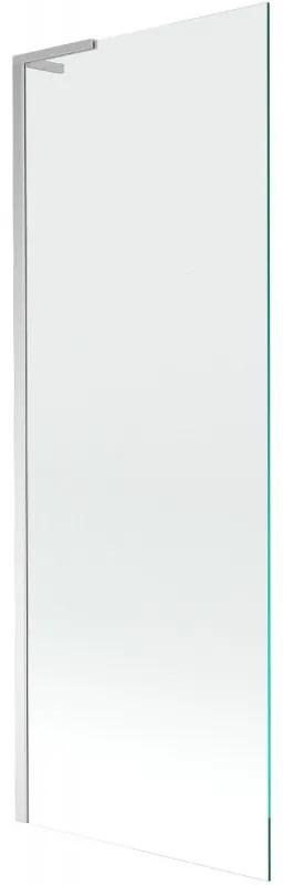 Parawan nawannowy jednolity Mexen Next L 70 x 150 cm, przezroczysty, chrom - 895-070-000-03-00-01