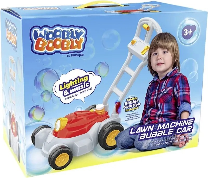 Plastica 95122 Bublifuky - Kosiarka z światłem i muzyką/2 tryby