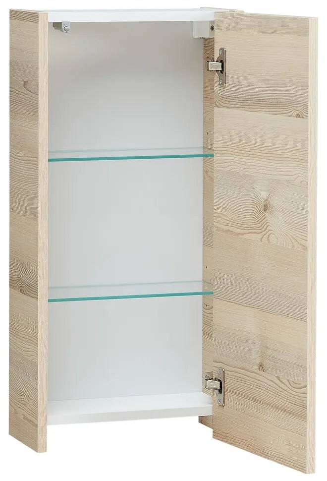 Wisząca szafka łazienkowa w dekorze sosny w naturalnym kolorze 70x35 cm Quickset 393 – Pelipal