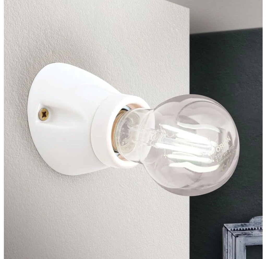 Orion - Kinkiet FROST 1xE27/60W/230V biały