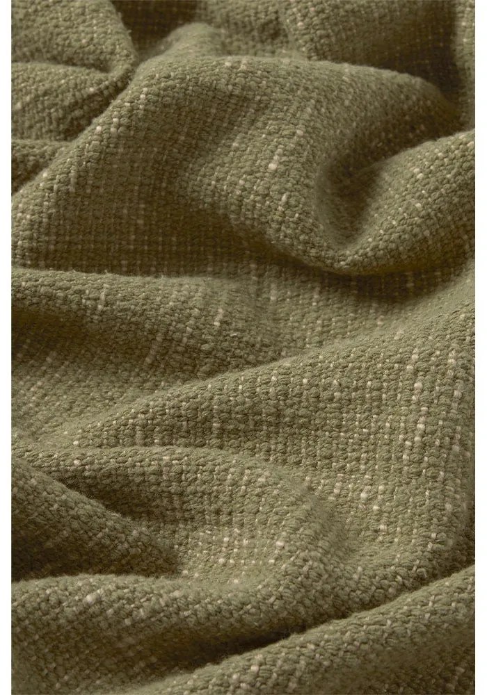Bawełniany koc w kolorze khaki 130x180 cm Handloom – Lorena Canals