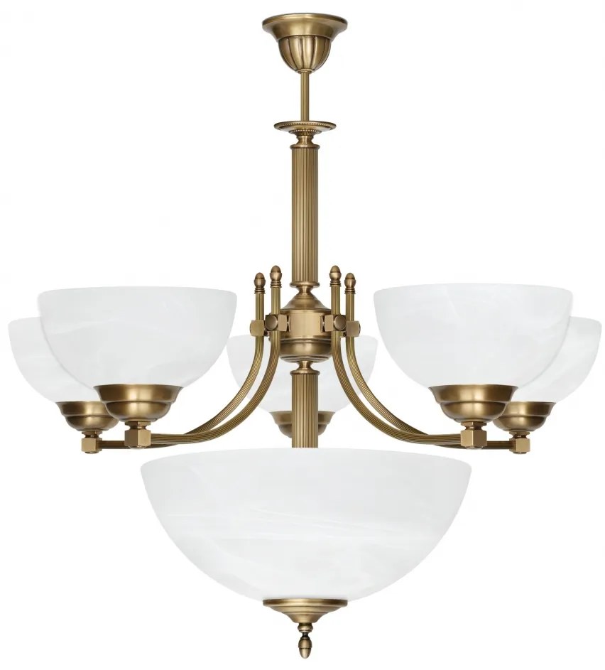 Mosiężna lampa 6-punktowa B-S6A