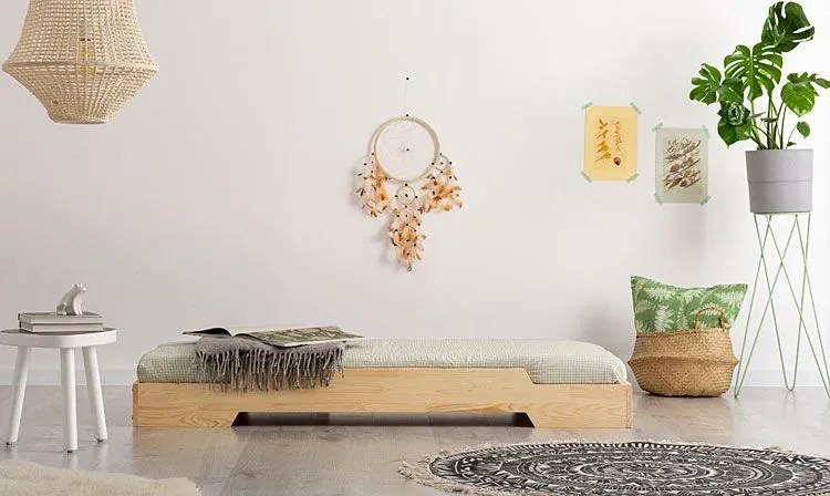 Drewniane łóżko dziecięce B0-A07