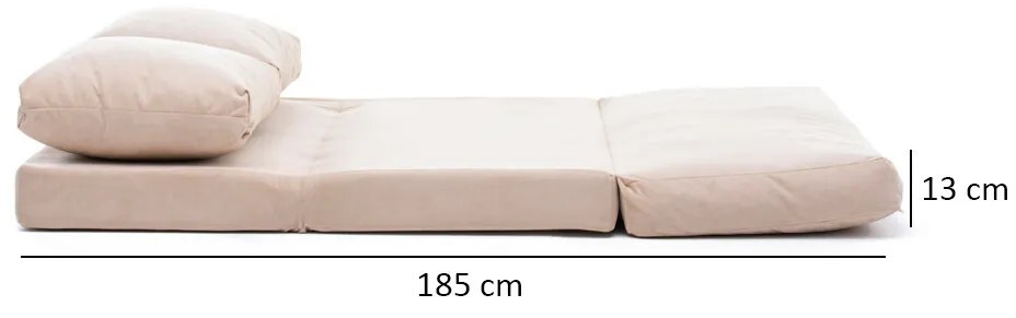 Sofa rozkładana Taida Cream