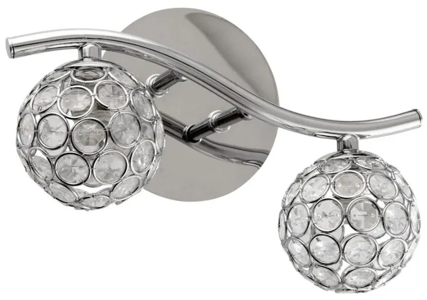 Metalowy kinkiet glamour - K510 P0-W81