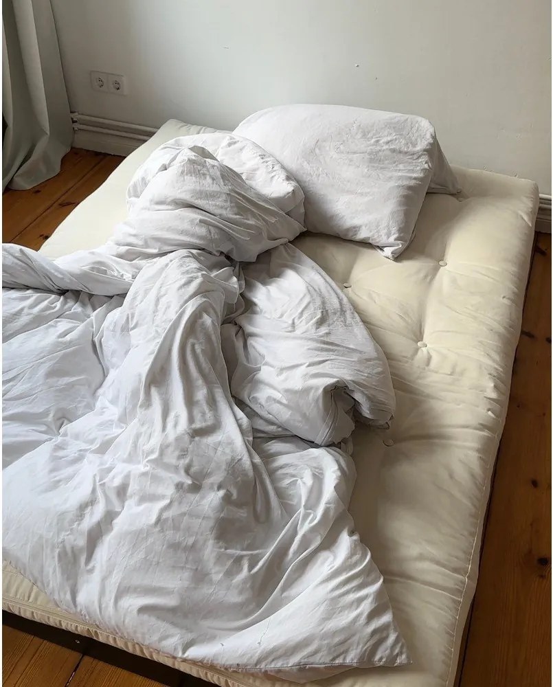 Ciemnoszara rozkładana sofa 140 cm Roots Black Night – Karup Design