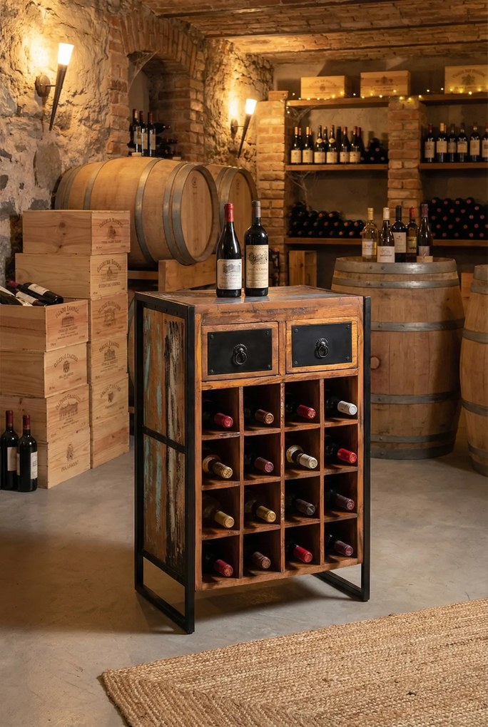 Stojak na 16 butelek wina M1-S22