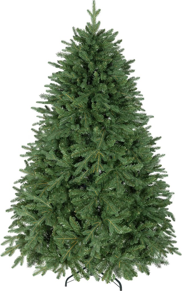 HOMCOM Sztuczna choinka 180 cm, realistyczna sosna, 3026 końcówek – do domu