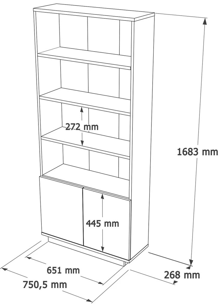 Biblioteczka Atlantic Pine