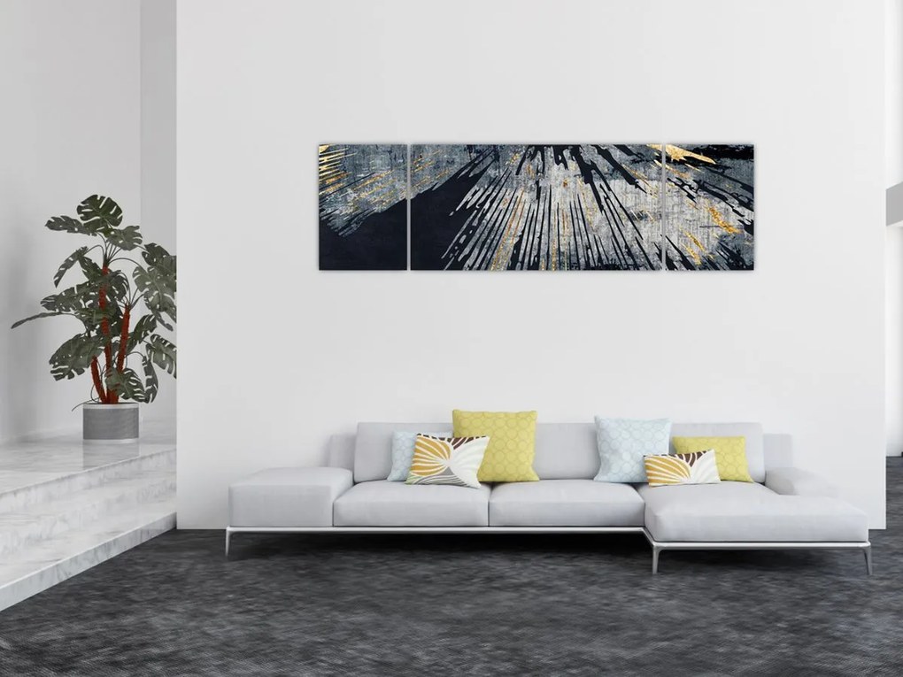 Obraz - Abstrakcja (170x50 cm)