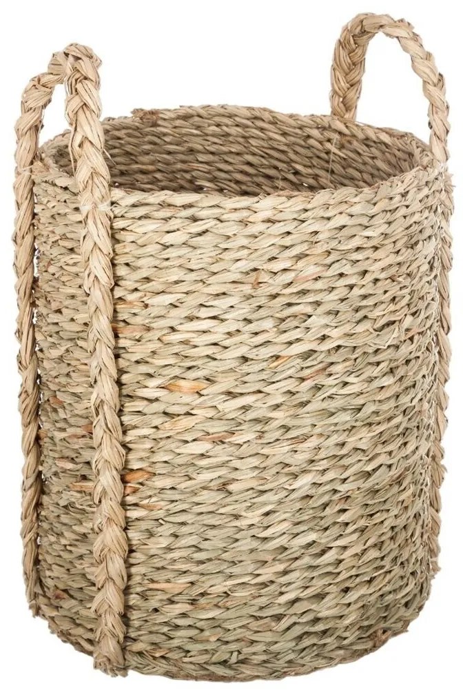 Zestaw 3 okrągłych koszy WICKER