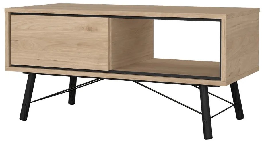 Stolik w naturalnym kolorze 48x102 cm Ry – Tvilum