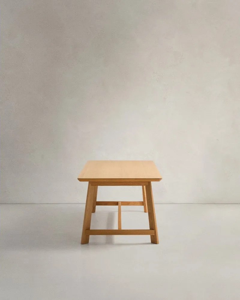 Stół z blatem w dekorze dębu 100x220 cm Idun – Kave Home