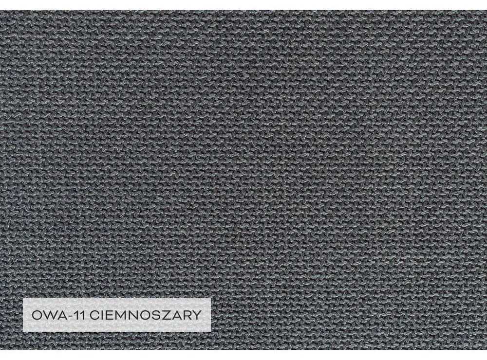 Ciemnoszara rozkładana sofa 207 cm Simon – Miuform