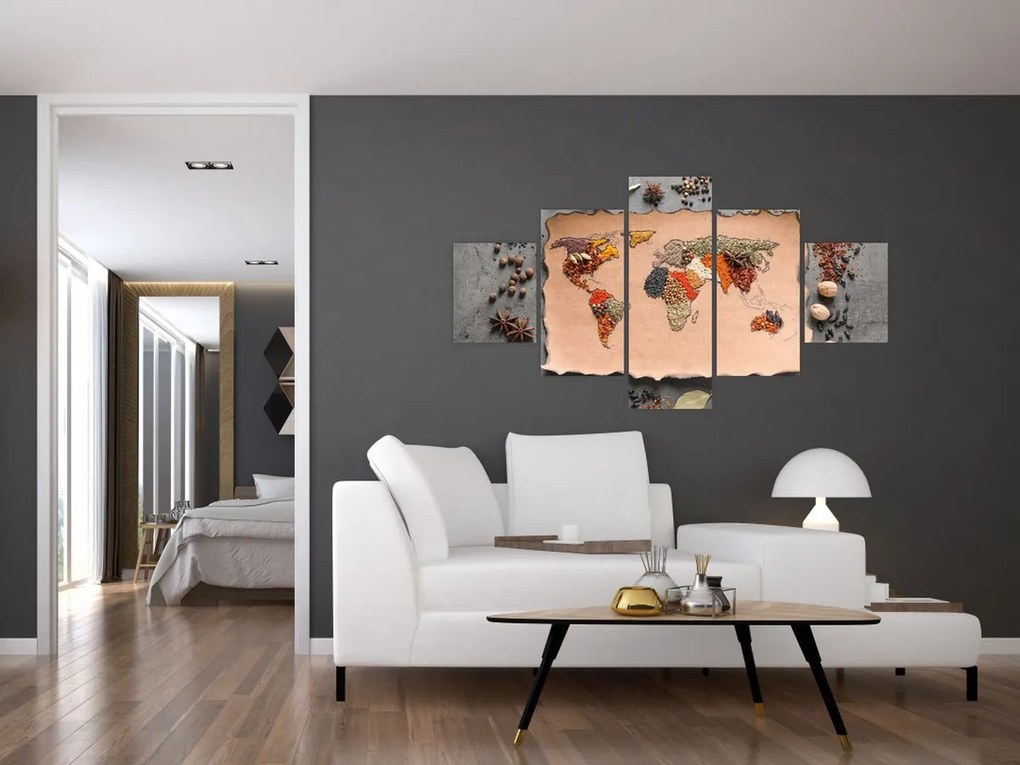 Obraz - Przyprawy świata (125x70 cm)