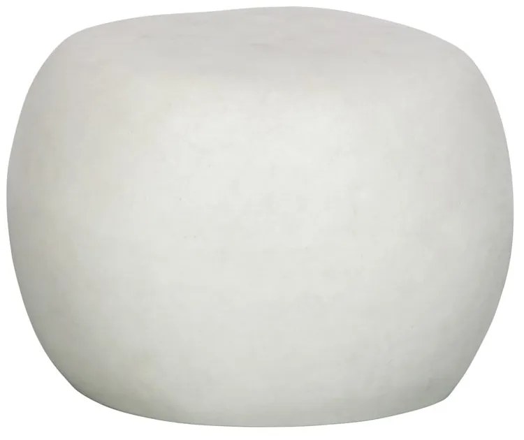 Biały okrągły stolik ø 50 cm Pebble – vtwonen
