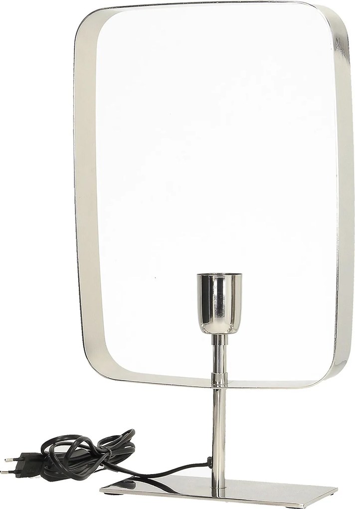 Lampa stołowa Theo Silver 46 cm