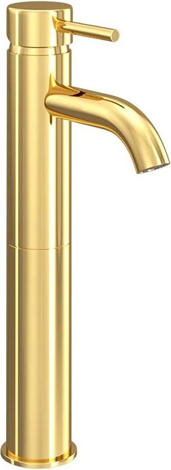 Bateria umywalkowa DRAGOR 29 cm, polerowany mosiądz