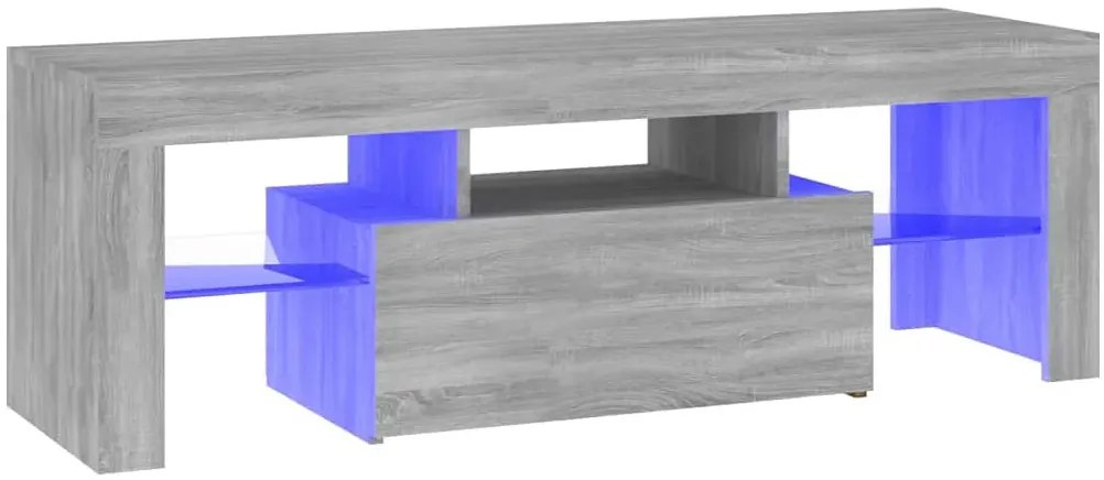 Podświetlana szafka rtv szary dąb L6-M41
