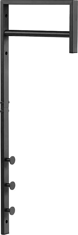 Wieszak ścienny Trydent, Czarny, 30x3x82 cm, Kendra Home