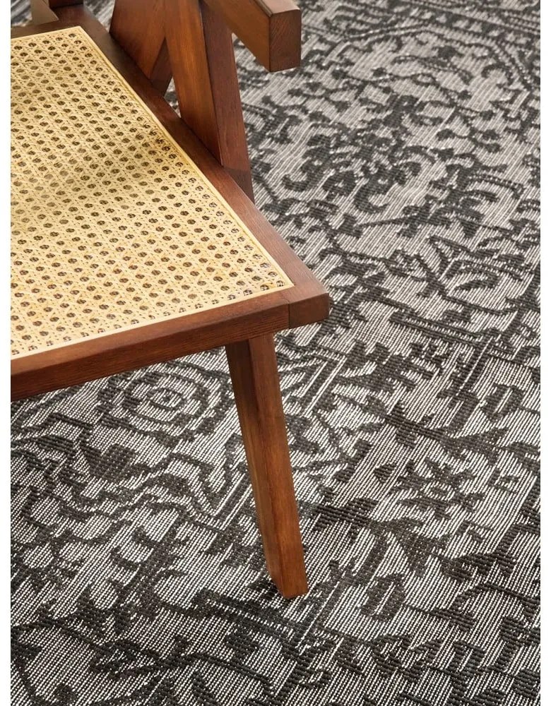 Czarno-biały dywan odpowiedni na zewnątrz 120x170 cm Duet Kona – NORTHRUGS