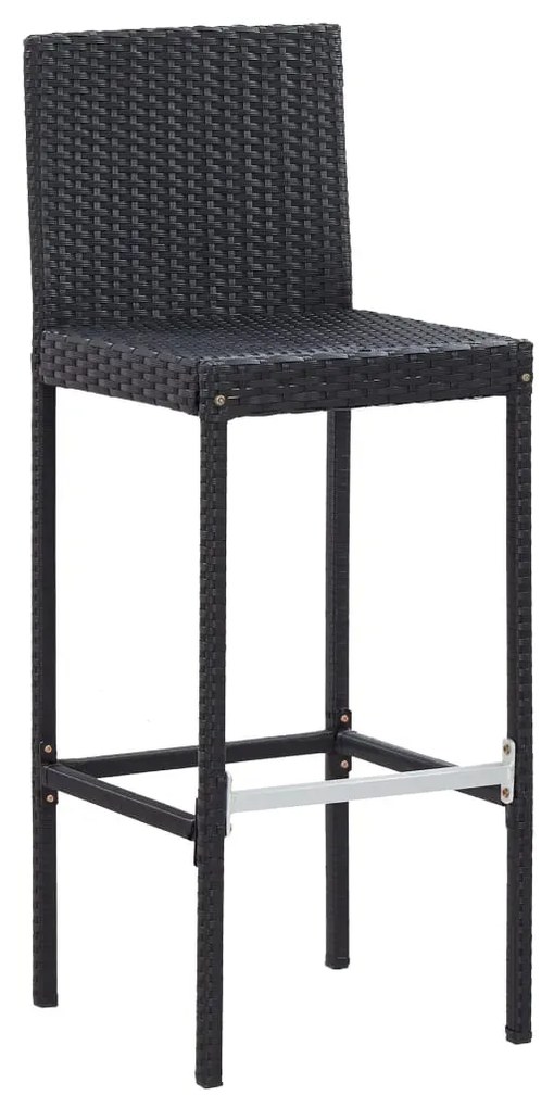 Zestaw czarnych mebli ogrodowych L3-K36