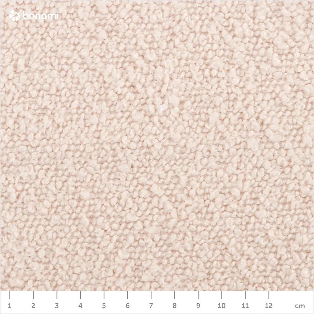 Kremowa sofa z materiału bouclé 210 cm Essen – Cosmopolitan Design