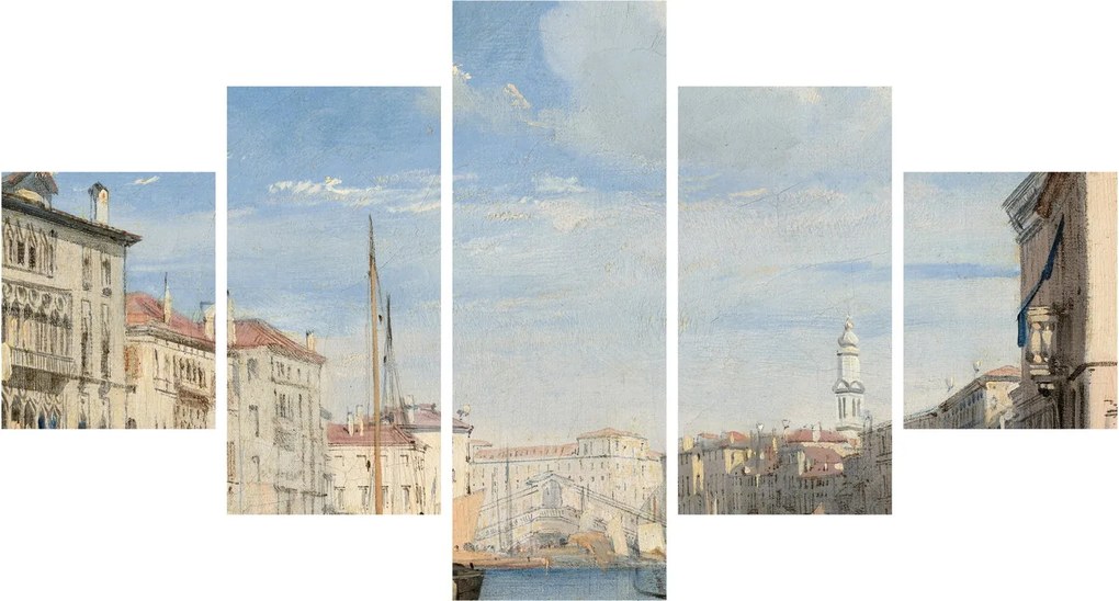 Obraz - Richard Parkes Bonington, The Grand Canal, reprodukcje (125x70 cm)