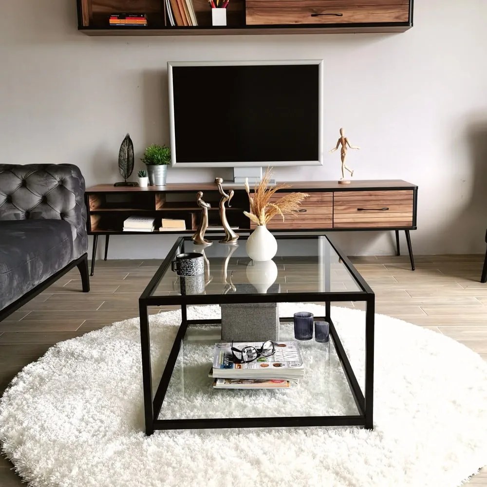 Czarny stolik 60x90 cm Astro – Neostill