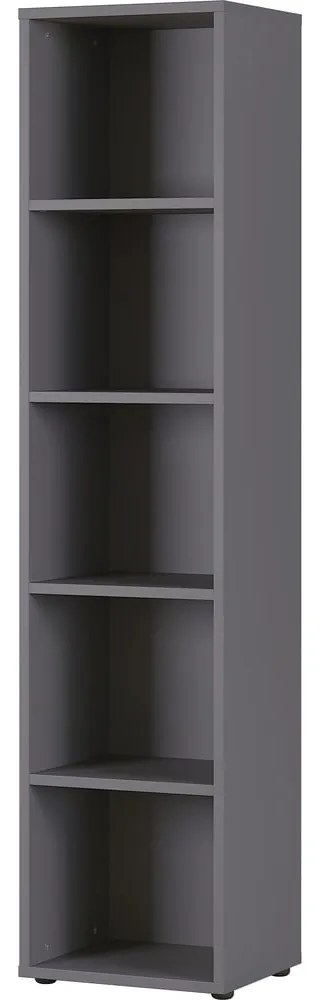 Antracytowy regał 45x197 cm Agenda – Germania