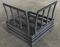 Luksusowy zestaw aluminiowy DALLAS dla 5 osób