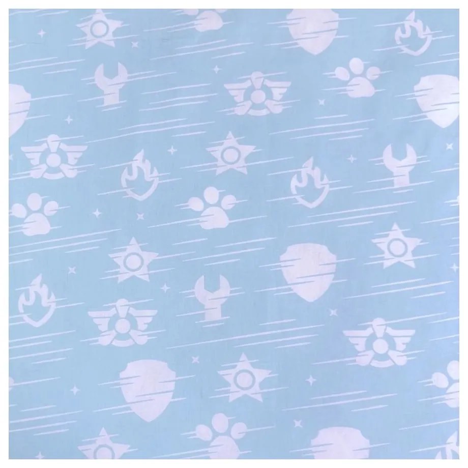 Niebieska bawełniana pościel dziecięca jednoosobowa 140x200 cm Paw Patrol – Jerry Fabrics