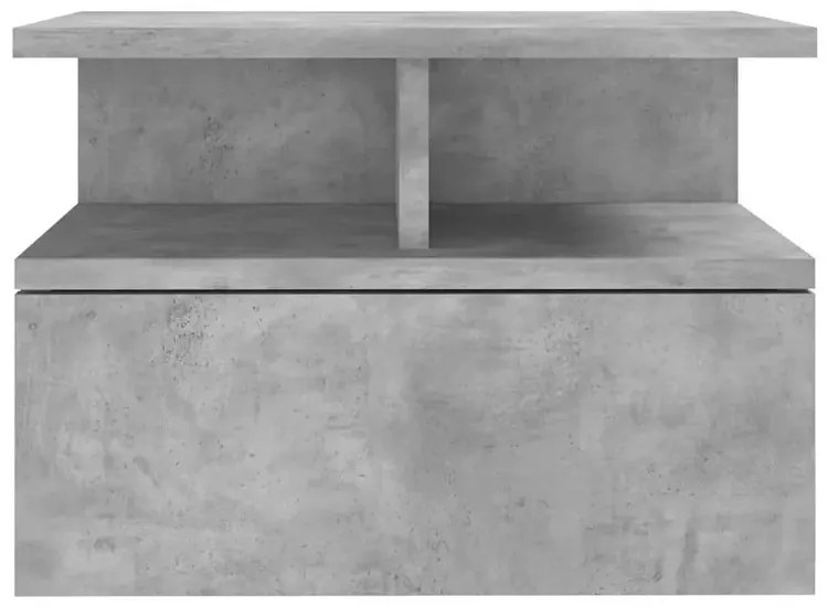 Szafka nocna ścienna w kolorze szary beton H7-F81