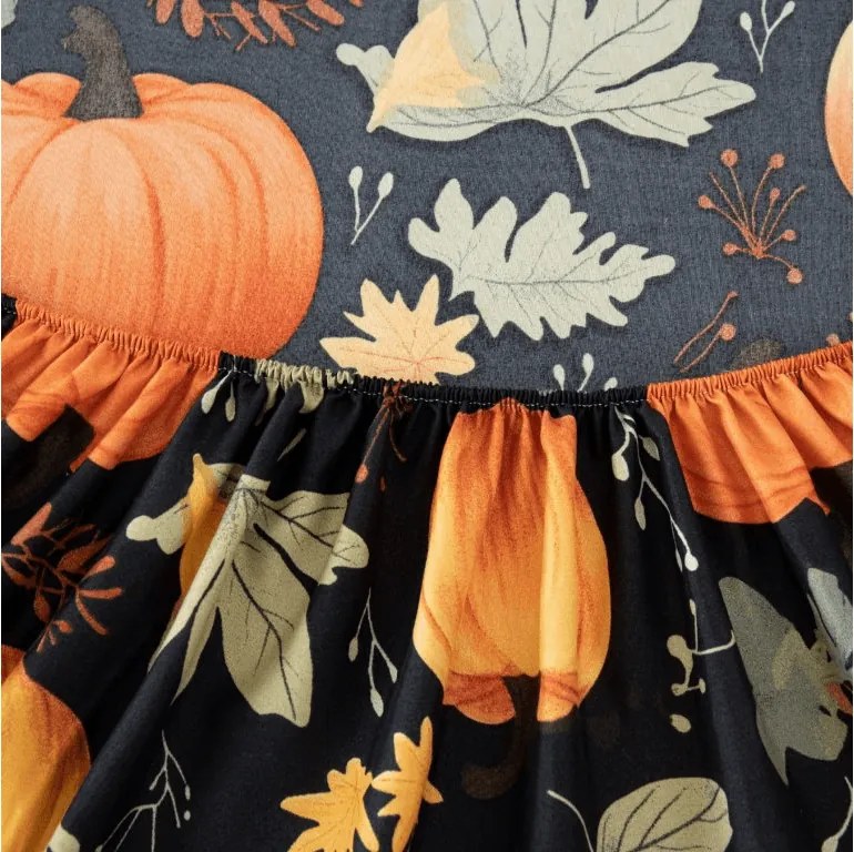 PrzytulneMieszkanie.pl Prześcieradło z mikrofibry ORANGE PUMPKINS kolorowe 90x200 cm