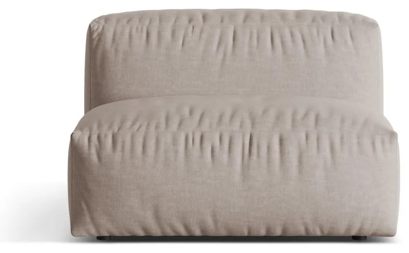 Beżowy moduł sofy (moduł środkowy) Martina – Micadoni Home