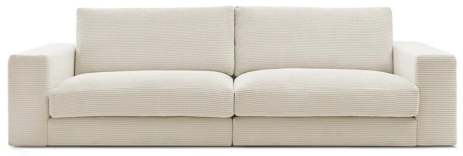 Beżowa sztruksowa sofa 274 cm Leonard – Bobochic Paris