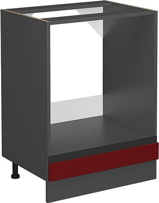 Szafka kuchenna czerwony 60x46x81.6 r-line