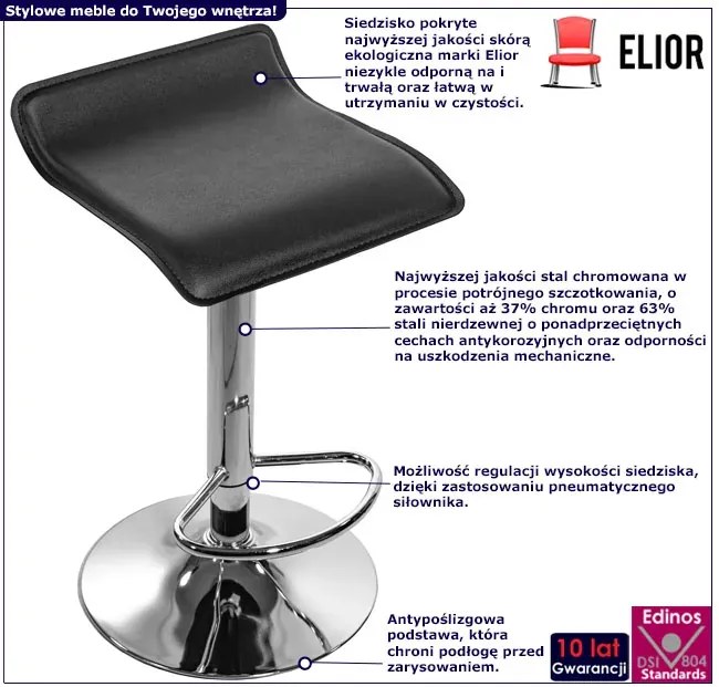 Hoker Kuchenny Czarny W Nowoczesnym Stylu C6-L16